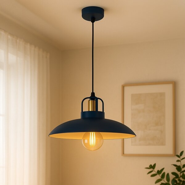 Brilagi - LED Пендел FLAMENGO 1xE27/60W/230V син