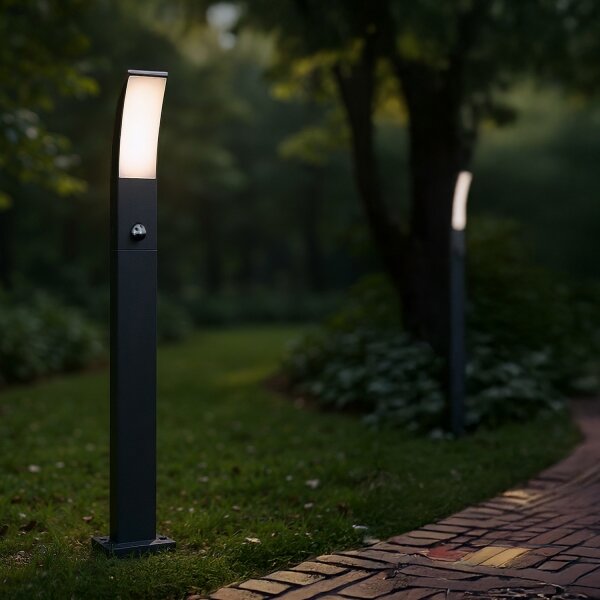 Brilagi - LED външна лампа с сензор ARCELO LED/9W/230V 80 см IP44