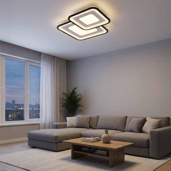 Brilagi - Димируемо LED таванно осветително тяло TANDORA LED/49W/230V 3000-6000K + с дистанционно управление