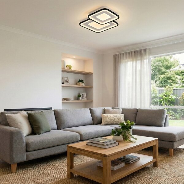 Brilagi - Димируемо LED таванно осветително тяло TANDORA LED/49W/230V 3000-6000K + с дистанционно управление