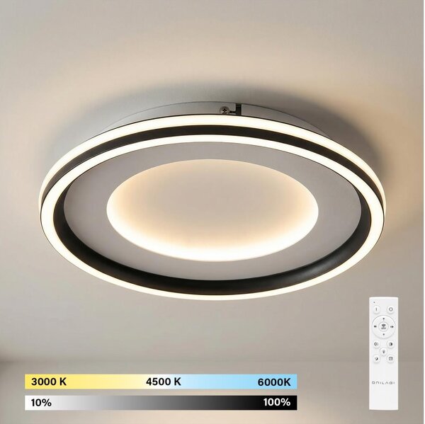 Brilagi - Димируемо LED осветително тяло TRIVARO LED/56W/230V 3000-6000K Ø 30 cm + с дистанционно управление