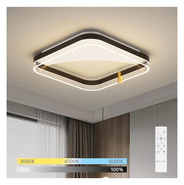 Brilagi - Димируемо LED осветително тяло SIRELI LED/56W/230V 3000-6000K 40x40 cm + с дистанционно управление