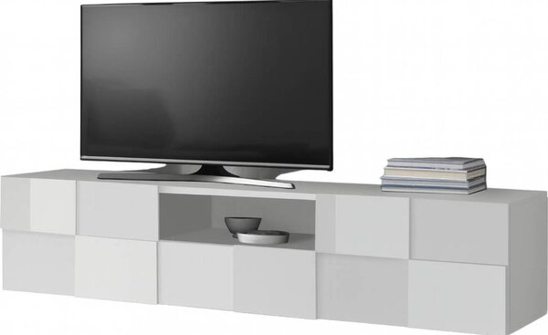 Телевизионен шкаф SERIAN 184 x 42 x 42 см, бял