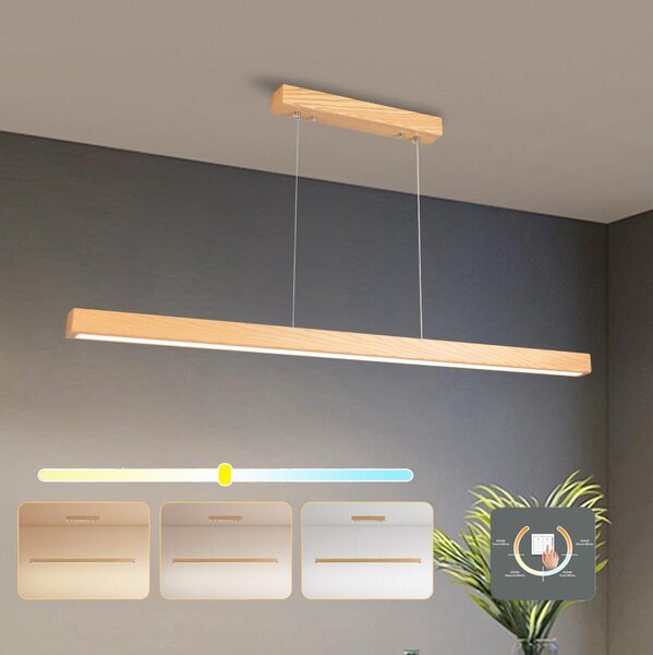 Brilagi - LED полилей на кабел OAK LED/30W/230V 3000/4500/6000K дъб