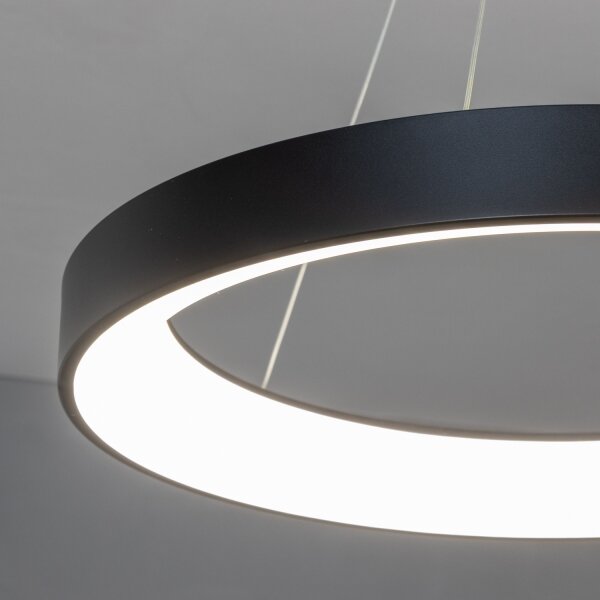 Brilagi - LED полилей с възможност за димиране на кабел FALCON II LED/99W/230V Ø 60 см черен + ДУ