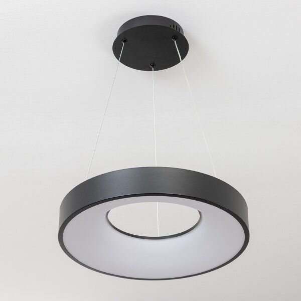 Brilagi - LED полилей на кабел с възможност за димиране FALCON II LED/67W/230V Ø 40 см черен + дистанционно управление