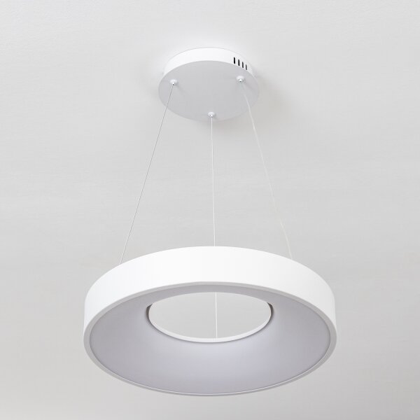 Brilagi - димируема LED висяща лампа на кабел FALCON II LED/67W/230V пр. 40 cm бяла + дистанционно управление