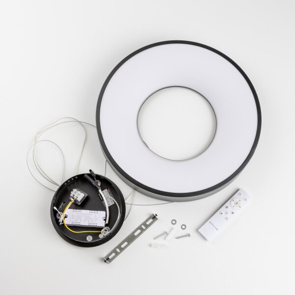 Brilagi - LED полилей на кабел с възможност за димиране FALCON II LED/67W/230V Ø 40 см черен + дистанционно управление