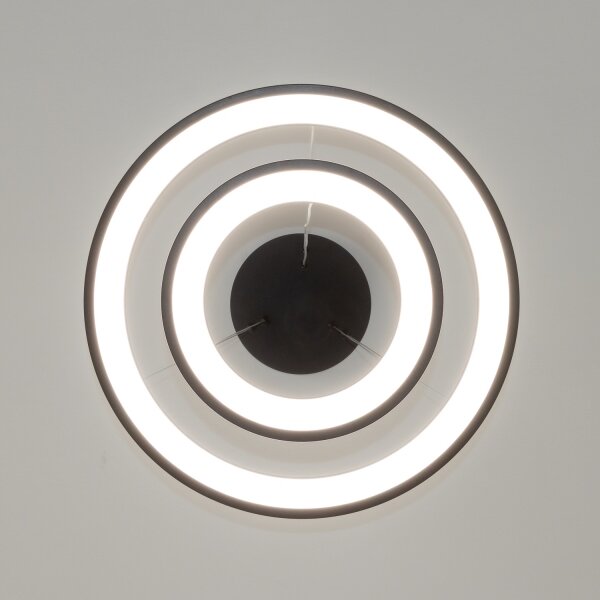 Brilagi - LED полилей с димер на кабел FALCON SLIM LED/68W/230V Ø 50 см черен +ДУ