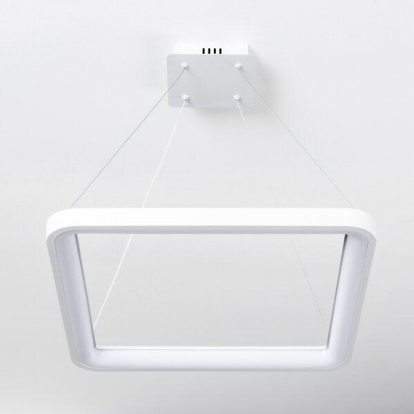 Brilagi - LED полилей с възможност за димиране на кабел FALCON SLIM LED/50W/230V 50x50 cm бял + дистанционно управление