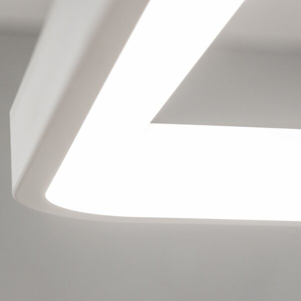 Brilagi - LED полилей с възможност за димиране на кабел FALCON SLIM LED/50W/230V 50x50 cm бял + дистанционно управление