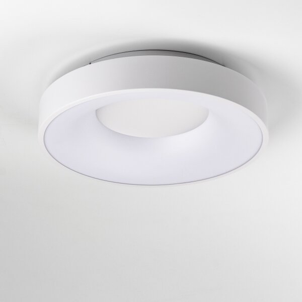 Brilagi - Димируем LED плафон FALCON II LED/67W/230V Ø 40 см бял + дистанционно управление