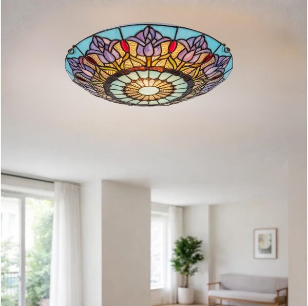Brilagi - Tiffany витражна таванна лампа LORAS 2xE27/60W/230V