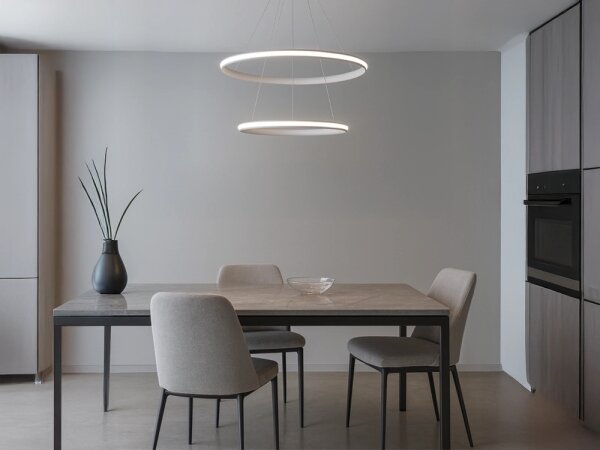 Димируем LED полилей на кабел LED/90W/230V 3000-6500K диам. 60 см + дистанционно управление