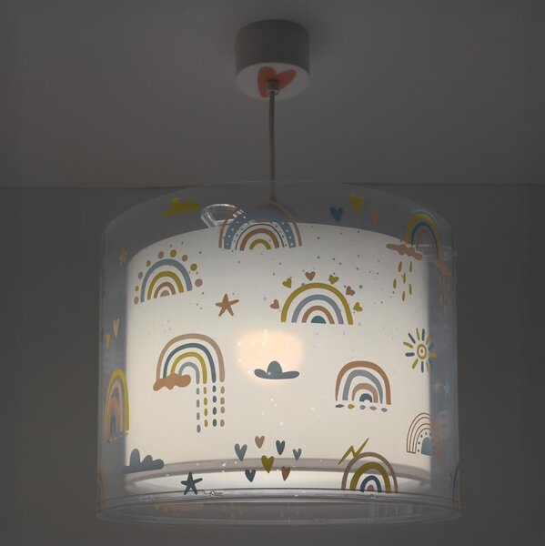 Dalber 41192 - Детски полилей RAINBOW 1xE27/15W/230V пъстроцветен