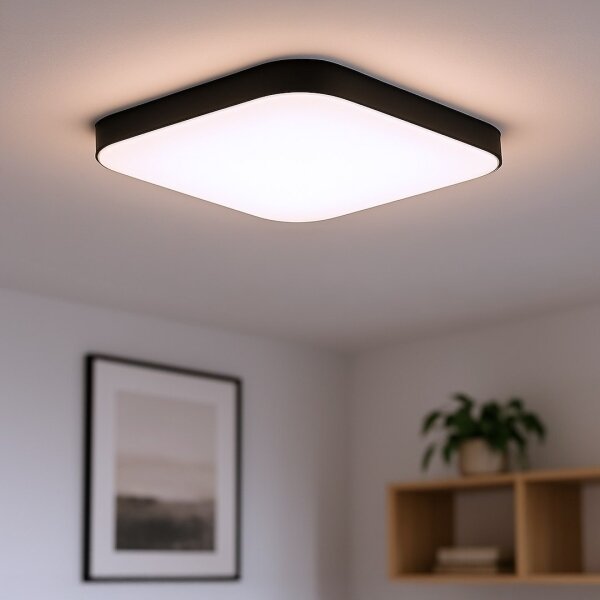 LED таванно осветително тяло NEMO LED/36W/230V 50x50 см черно