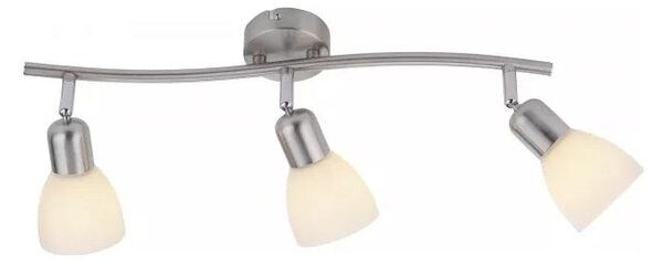 JUST LIGHT. 11953-55 - Точково осветително тяло KARO 3xE14/40W/230V матов хром