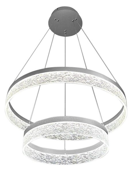 LED полилей на кабел GALA LED/54W/230V Ø 60 см, сребрист