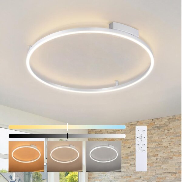 Brilagi - димируемо LED осветително тяло PORTOFINO LED/60W/230V Ø 80 см сребристо +DO
