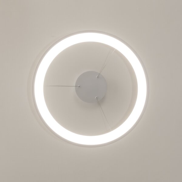 Brilagi - LED полилей с димер на кабел FALCON SLIM LED/42W/230V Ø 50 см бял + дистанционно управление