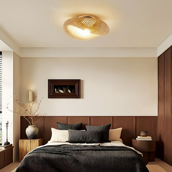 Immax 08298L - Таванно осветително тяло BOHO HILO 1xE27/40W/230V, Ø 60 см