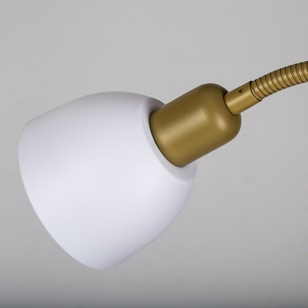 Brilagi - Подова лампа ARIANA 1xE27/100W/230V + 1xE14/25W златна