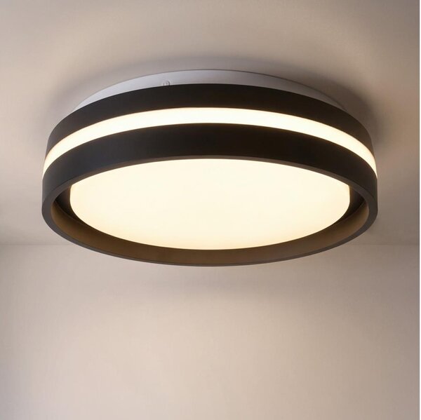 Brilagi - LED плафон NAOMI LED/24W/230V Ø 28,5 cm черен