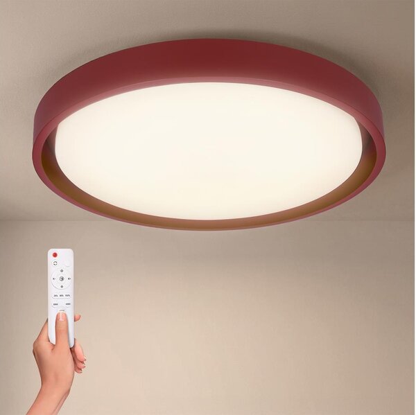 Brilagi -LED Димируемо осветително тяло MATTEO LED/48W/230V 3000-6500K Ø 41 cm червено+ДУ