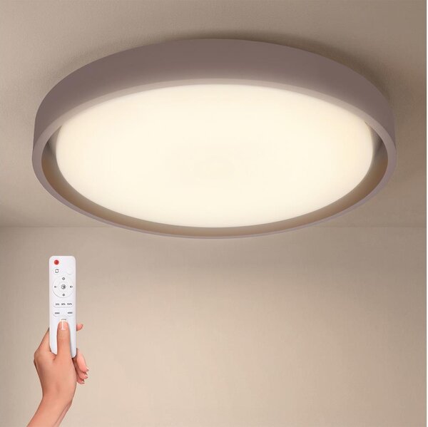 Brilagi - LED димируемо осветително тяло MATTEO LED/48W/230V 3000-6500K диам. 41 см таупе +ДУ