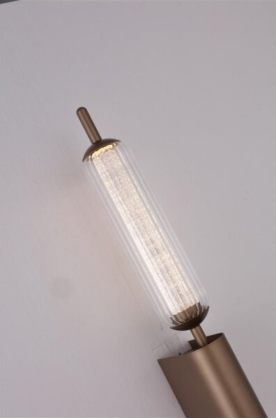 Searchlight 76210CL - LED димируемо стенско осветително тяло CATTAIL LED/6W/230V