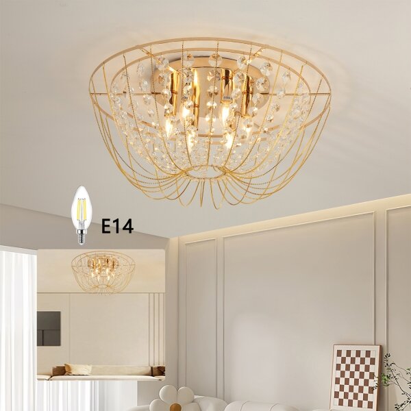 Brilagi - Плафонен полилей VASTERAS 6xE14/40W/230V пр. 60 см