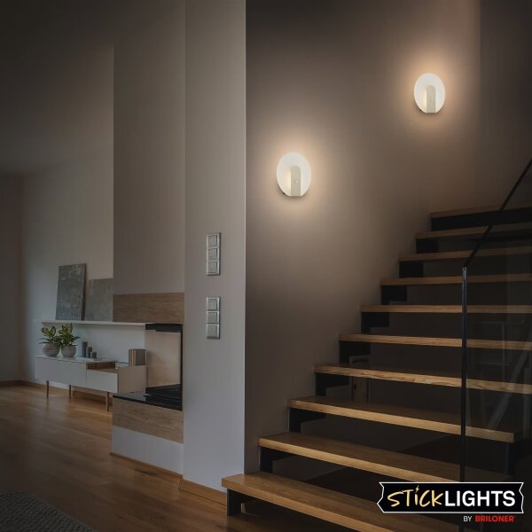 Briloner 3889012 - LED зареждаемо настенно осветително тяло с сензор TARO LED/2,5W/5V 1800 mAh матово