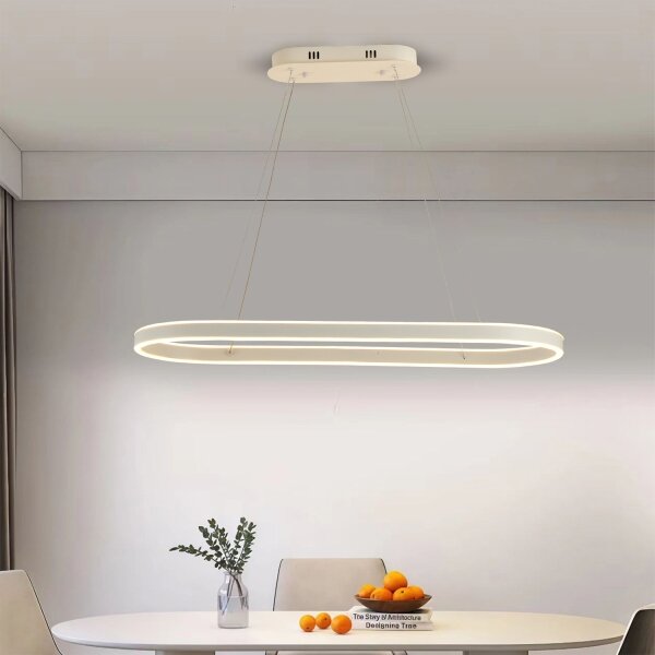 Brilagi - LED полилей на кабел PONDIE LED/45W/230V 80x30 cm бял