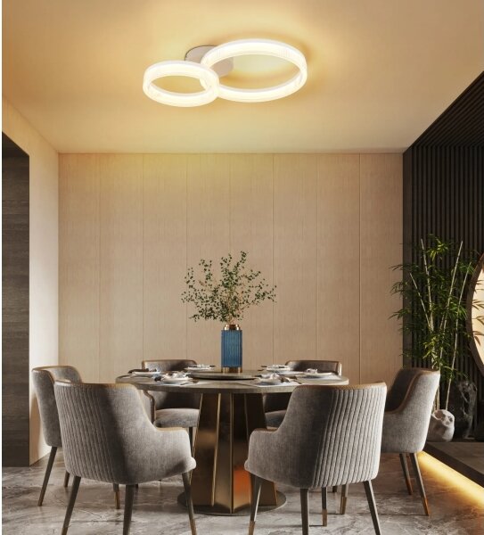 Globo 48046D2 - LED плафон ZARA LED/24W/230V 3000K 33x50 cm