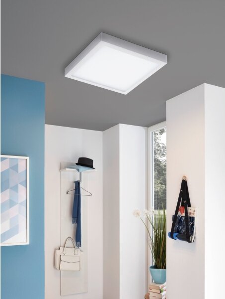 Eglo 33209 - LED RGBW димируем плафон FUEVA-C LED/21W/230V 30x30 cm бял