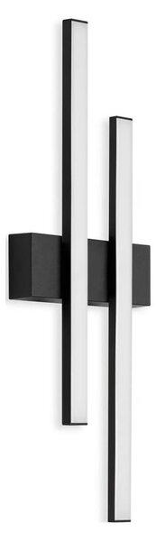 Telefunken - LED външно стенно осветително тяло 2xLED/4W/230V IP44 черно
