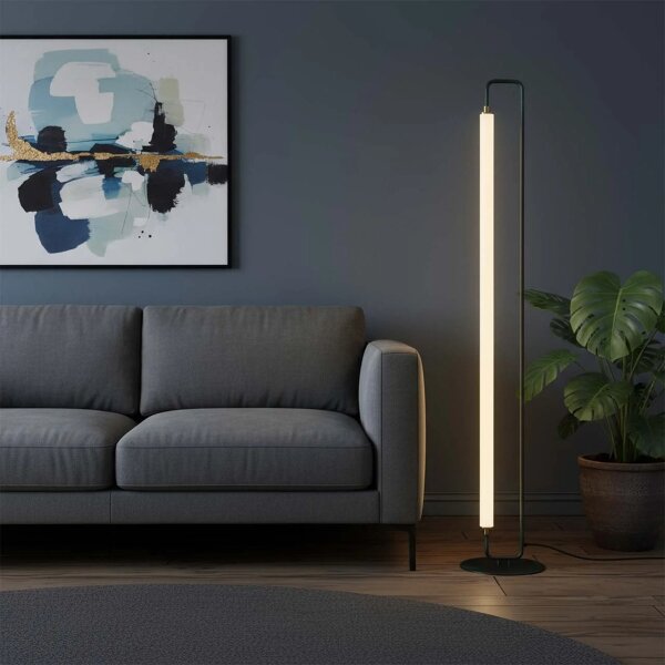 LED подова лампа FELICJA LED/24W/230V 4000K черна