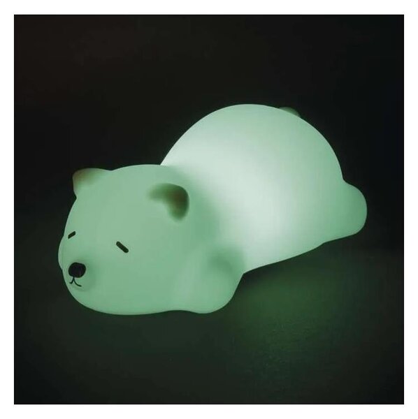 LED RGB зареждаема нощна лампа LED/3,7V 1200 mAh мече
