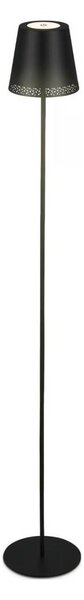 Briloner 1438015 - димируема LED подова лампа KIKI 4,3W/5V IP44 2600 mAh черна