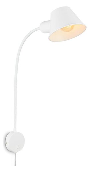 Briloner 2089-016 - Гъвкава стенна лампа BRELLO 1xE27/10W/230V бяла