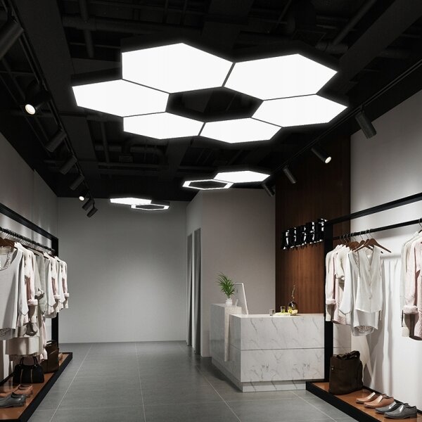LED полилей на кабел LED/20W/230V черен