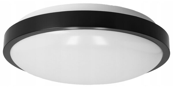 Таванно осветително тяло 2xE27/40W/230V Ø 29,5 см черно