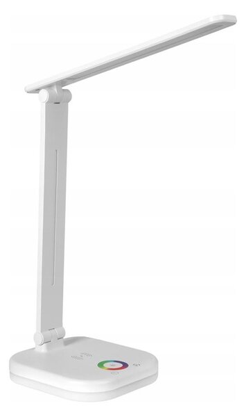 LED RGBW димируема настолна лампа с безжично зареждане LED/7W/5V USB бяла
