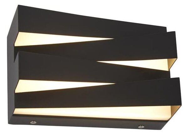Searchlight 86410BK - LED стенен аплик SECTION LED/18W/230V черен