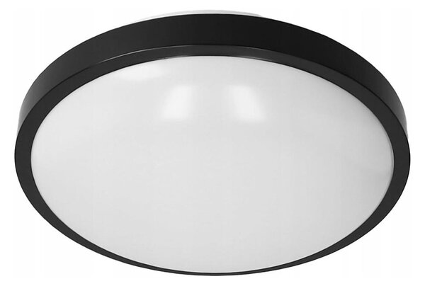 Таванно осветително тяло 2xE27/40W/230V Ø 29,5 см черно