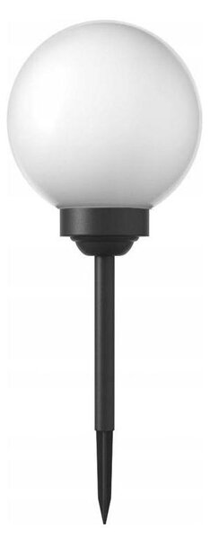 LED соларна лампа LED/1,2V 6500K 200 mAh диаметър 10 см IP44 бяла/черна