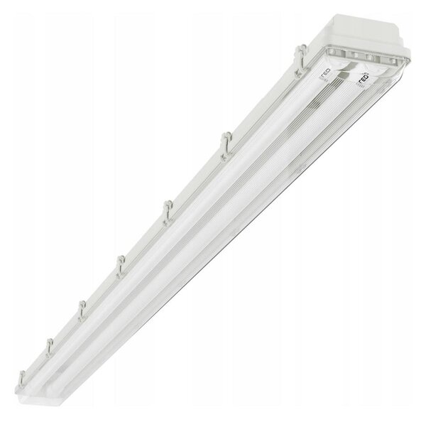 LED техническо осветително тяло за T8 тръбни лампи 2xG13/20W/230V 6500K 120 cm IP65 бяло