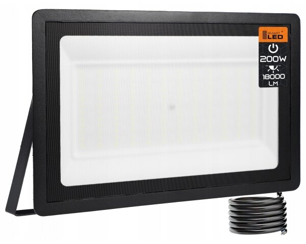 LED външен прожектор LED/200W/230V 4500K IP65 черен