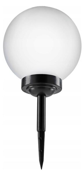 Соларна LED лампа LED/1,2V 6500K 200 mAh Ø 25 cm IP44 бяла/черна