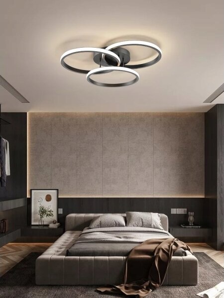 LED таванно осветително тяло LED/38W/230V черно